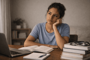 comparação acadêmica na faculdade de medicina